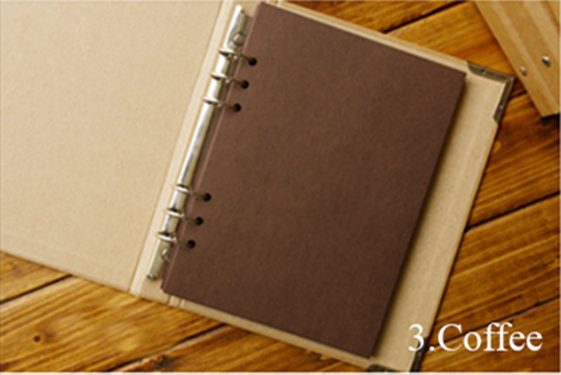 40 Pagina 'S Bruiloft/Baby/Diy/Losbladige Fotoalbum Scrapbook Leeg Fotoalbum Cover Kraft Album voor Foto 'S Voor Kids Case Binding: album-coffee paper