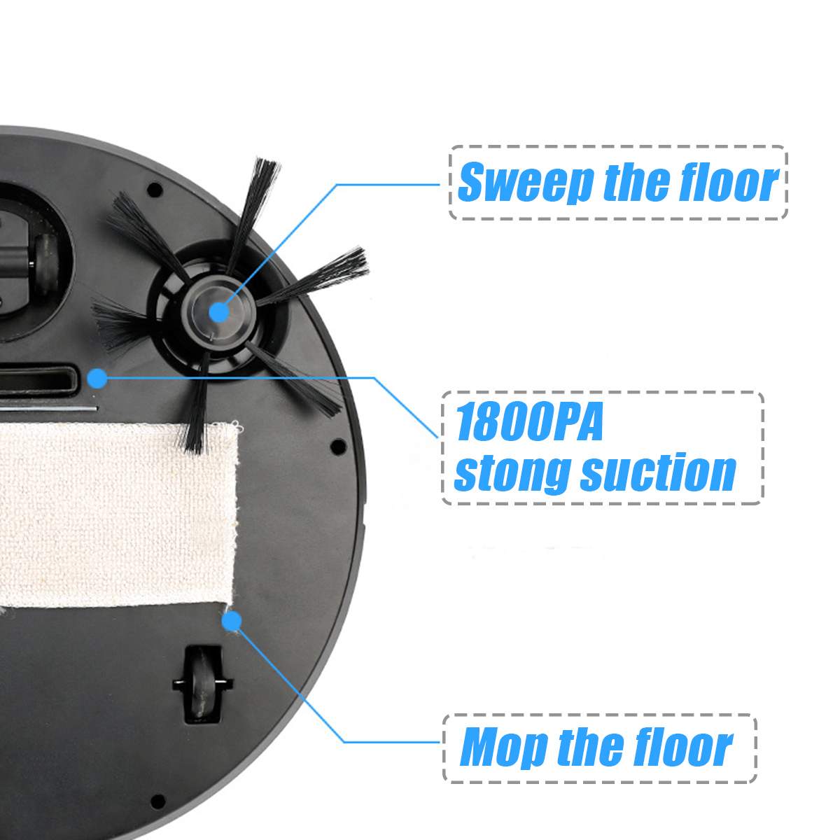 4-in-1 Automatic Sweeping, vacuuming, mopping vacuum cleaner robot lazy household charging cleaning machine intelligent