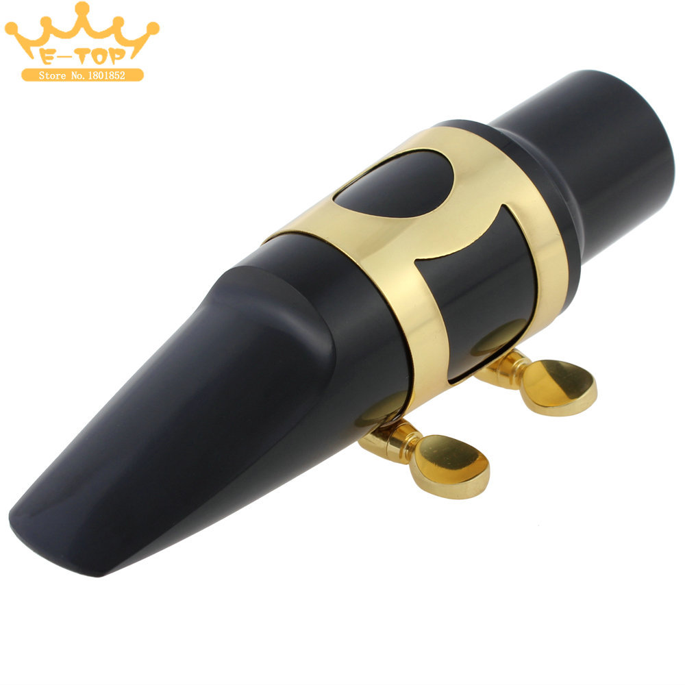 Tenor Saxofoon Mondstuk Sax Mondstuk Set Met Cap + Clip + Riet + 2 X Tanden Pad