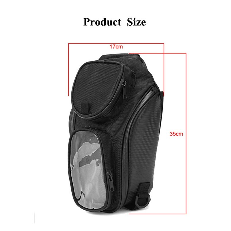 Motorcycle Tank Tas Motorbike Brandstofolietanks Tas Magnetische Tank Bike Zadeltas Motorfiets Tas Grote Scherm