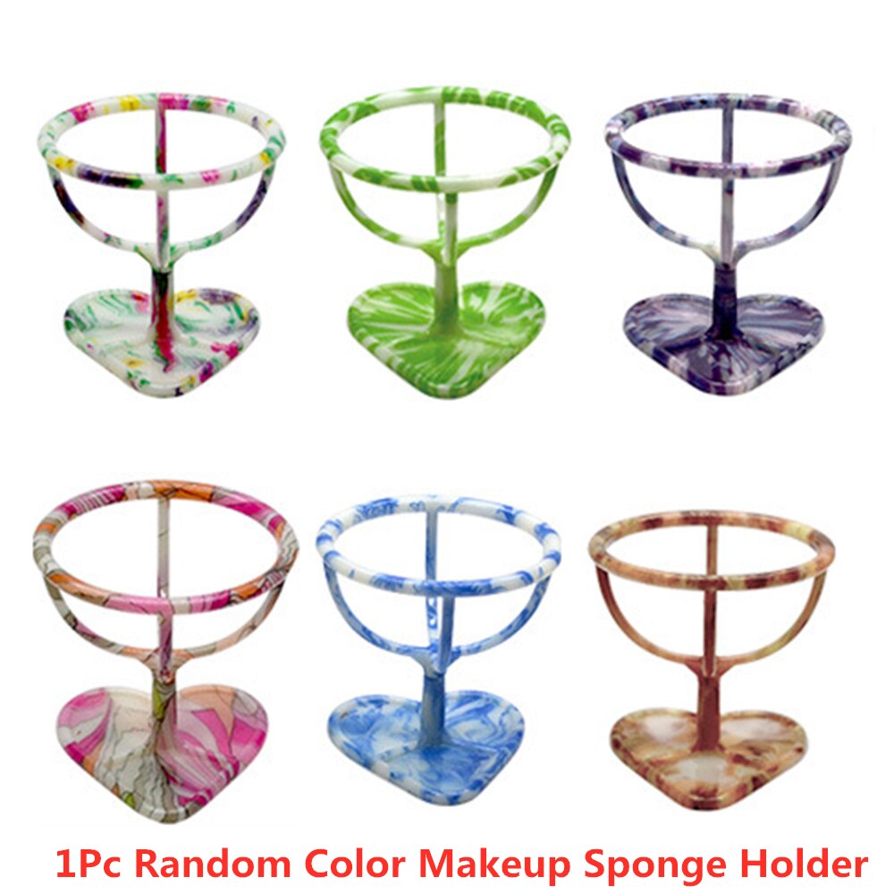 1Stck Katze bilden Silikon Nette machen-hoch Schwamm Halfter Schwamm Reiniger 2 in 1 Tragbare Kosmetische Puff Kapsel Tragetasche machen-hoch-Werkzeug