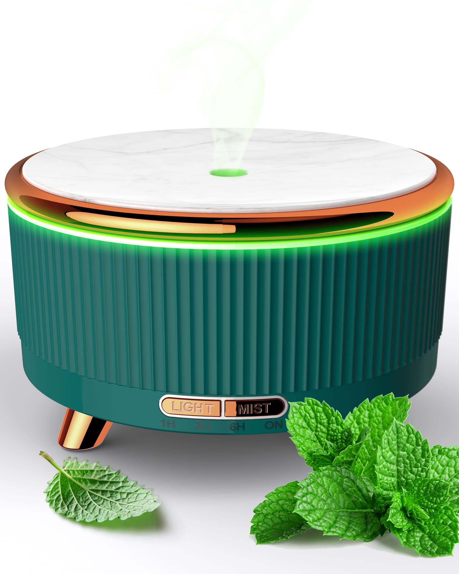 Diffusers voor etherische oliën Grote kamer, aromatherapie-diffuser van 500 ml: green / uk