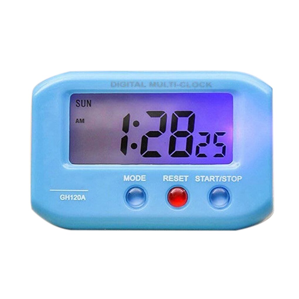 Draagbare Elektrische Klok Desktop Elektronische Alarm Lcd-scherm Gegevens Tijd Kalender Kleine Tafel Bureau Klok Voor Slaapkamer Reloj De Mesa: 04