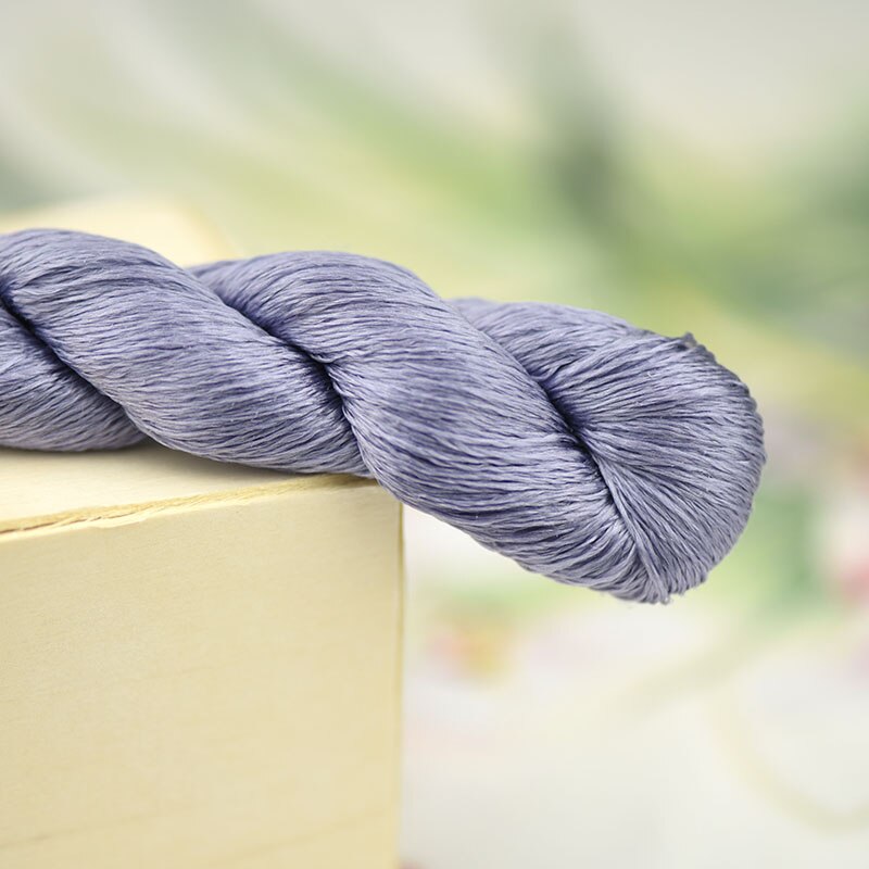 1pcs/400m silk embroidery thread / 100% silk thread /hand embroidery embroider cross stitch/Aubergine / 8 pure colors: 4