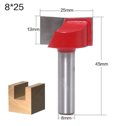 Top 1pc 8mm Schacht Reinigen Bodem Hout Router Bit Tungsten Carbide Graveren Mes Houtbewerking Gereedschappen End Frezen cutter: NO4