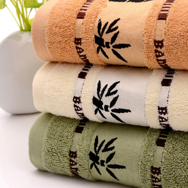 Helloyoung Bamboe Blad Zachte Bamboevezel Gezicht Handdoek Voor Volwassenen Dikke Badkamer Super Absorberende Handdoek 34x74cm
