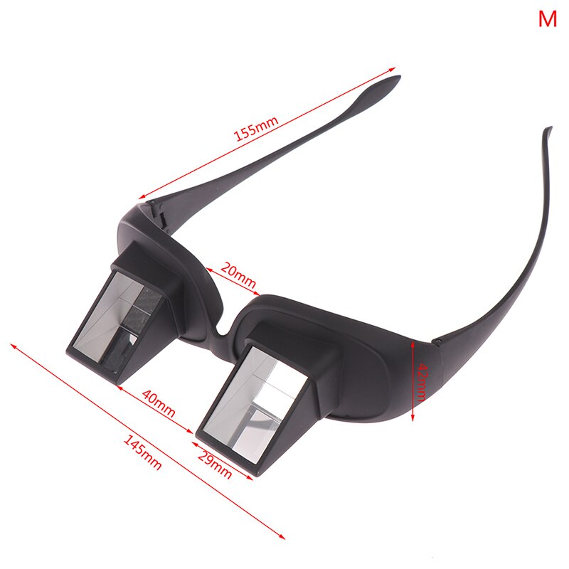 Lazy Periscope Horizontal Reading Sit View Glasses Bed Prism Spectacle: M