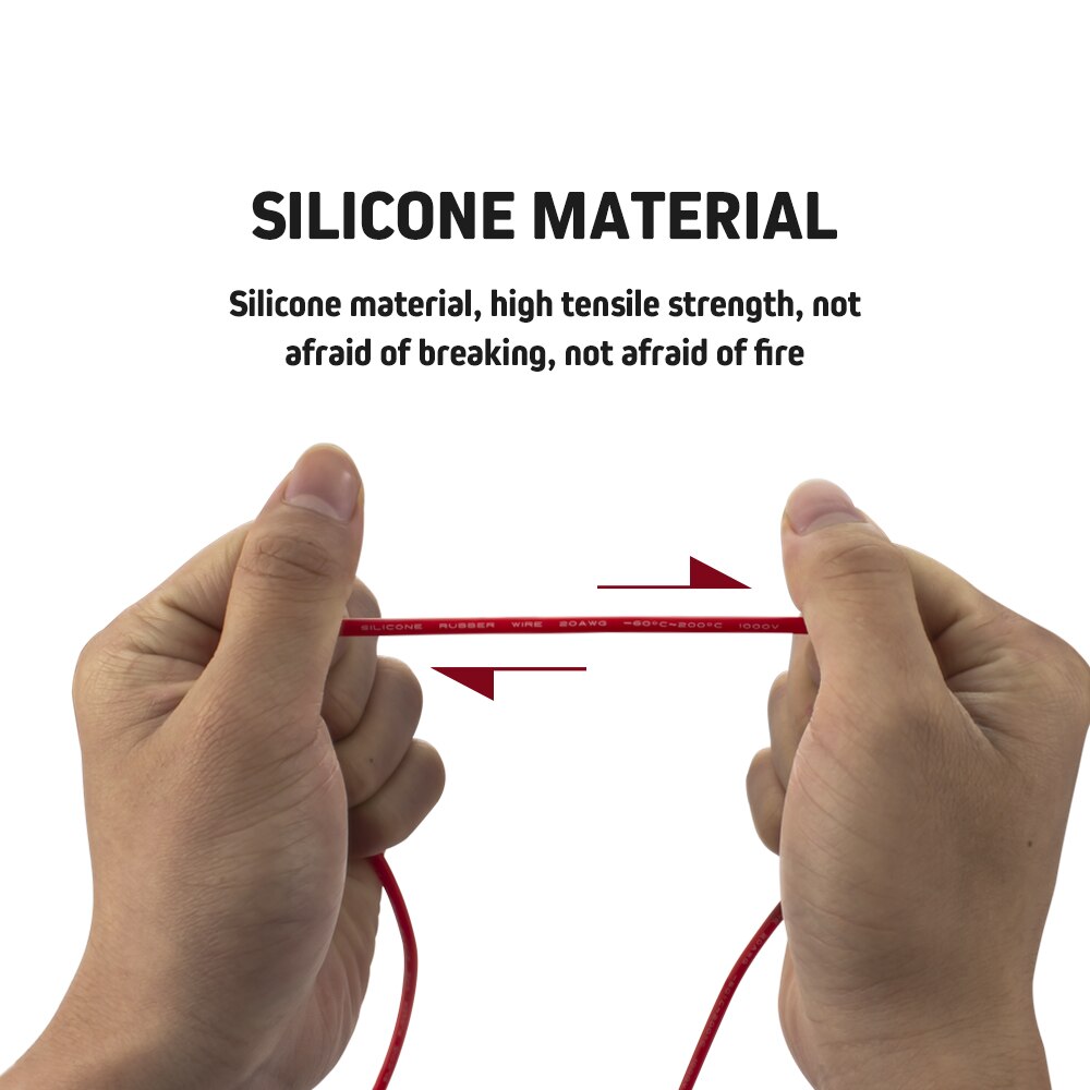 ANENG PT1008 20A 1000V Silicon Rubber Wire Retardant Gilded Sharp Needle Probe Digital Multimeter Test Lead