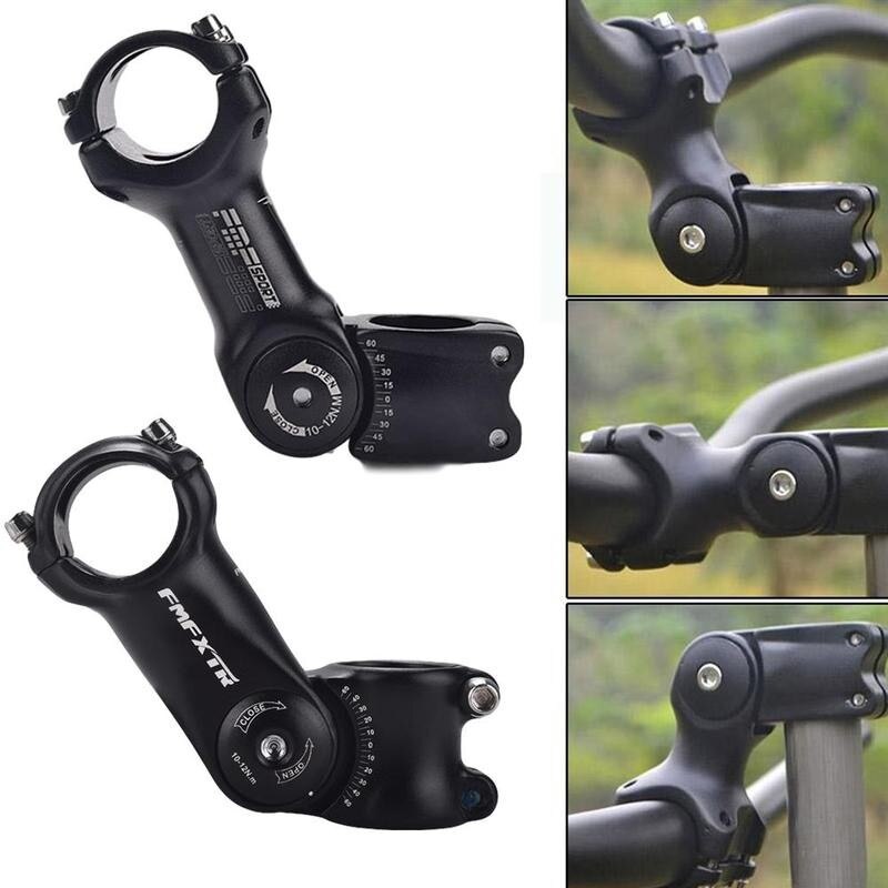 Mtb justerbar vinkel cykelstyr frempind stigerør aluminiumsgaffel frempind mountain front tilbehør alu cykel frempind højde tilpasse  v0 t 1