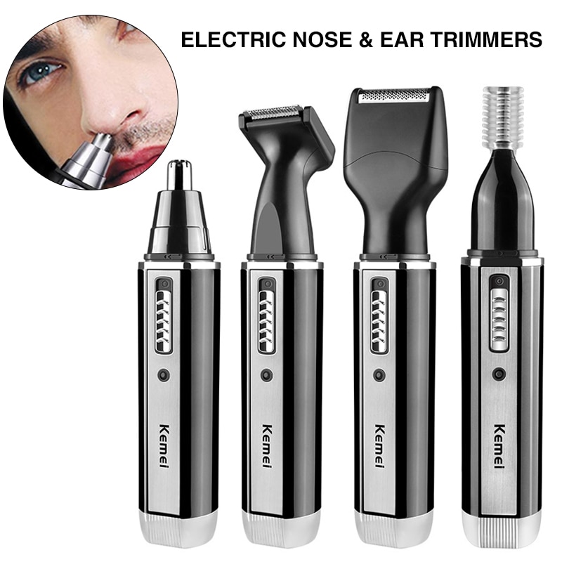 4 IN 1 Electric Shaving Hair Nose Trimmer For Men Intimate Areas Clipper Trimmer Beard Eyebrow Nose And Ear Razor Hair Removal