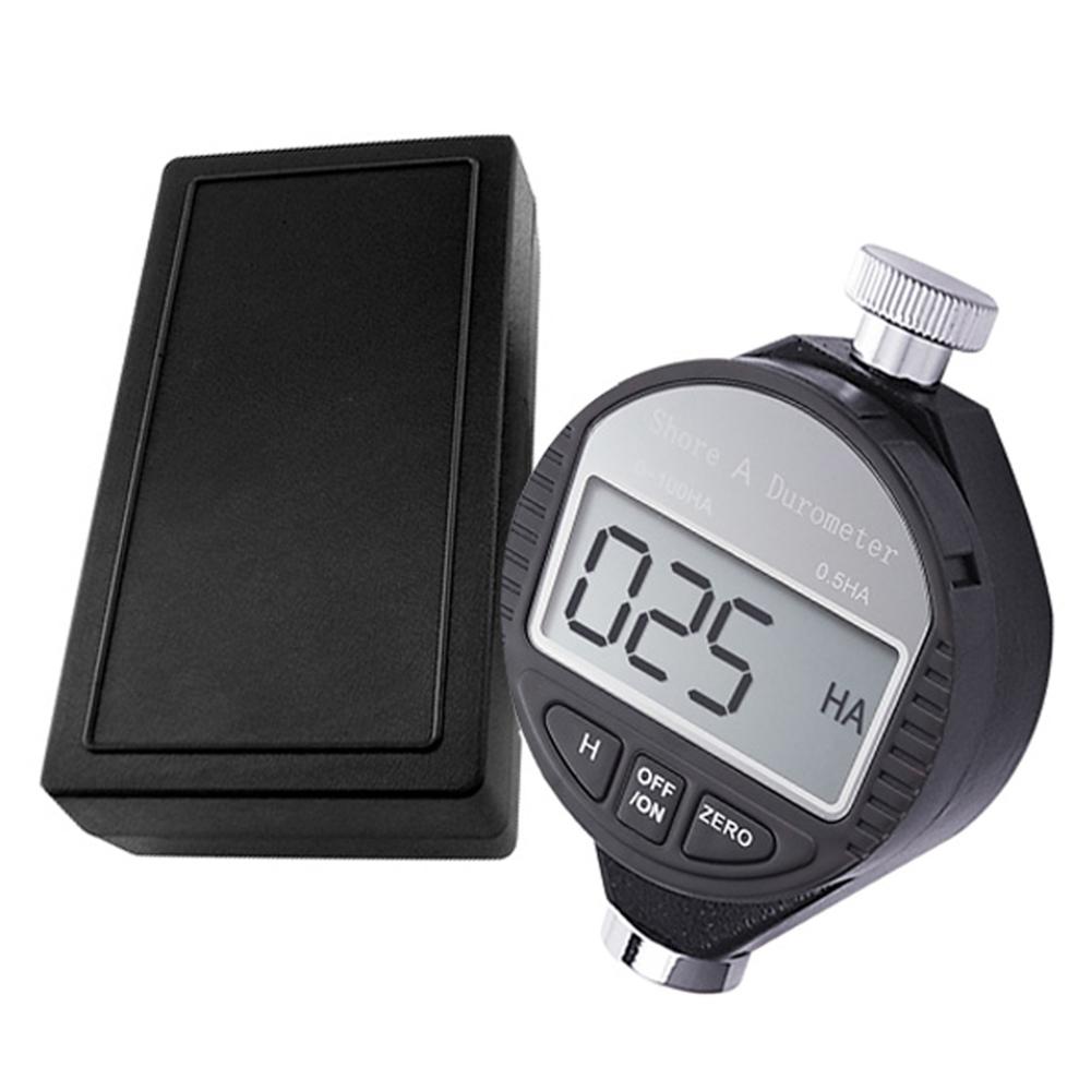 Digital shore en durometer gummi hardhet tester plast skinn elastomer 0 ~ 100ha skala