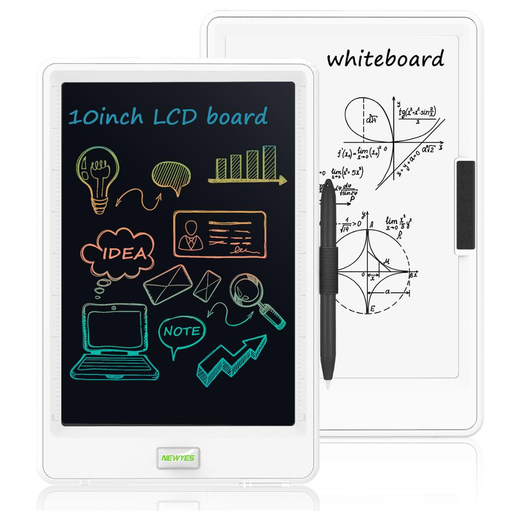 drawing tablet 10 inch lcd writing tablet electronics graphic tablet drawing pad Colorful Version with Lock Function Doodle: white colors pad