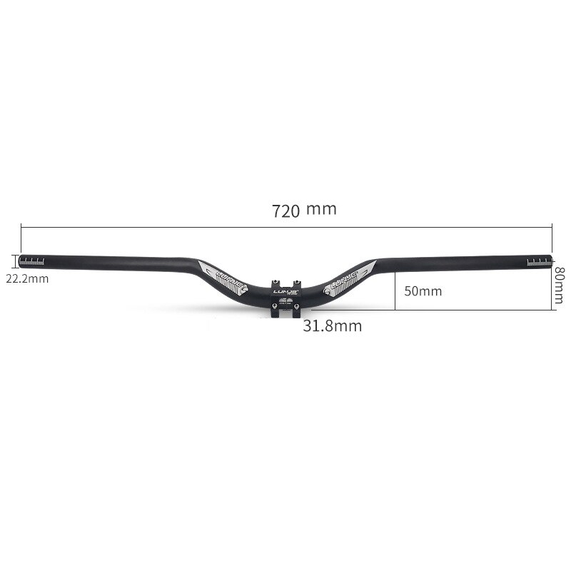 720mm mountain bike handlebars