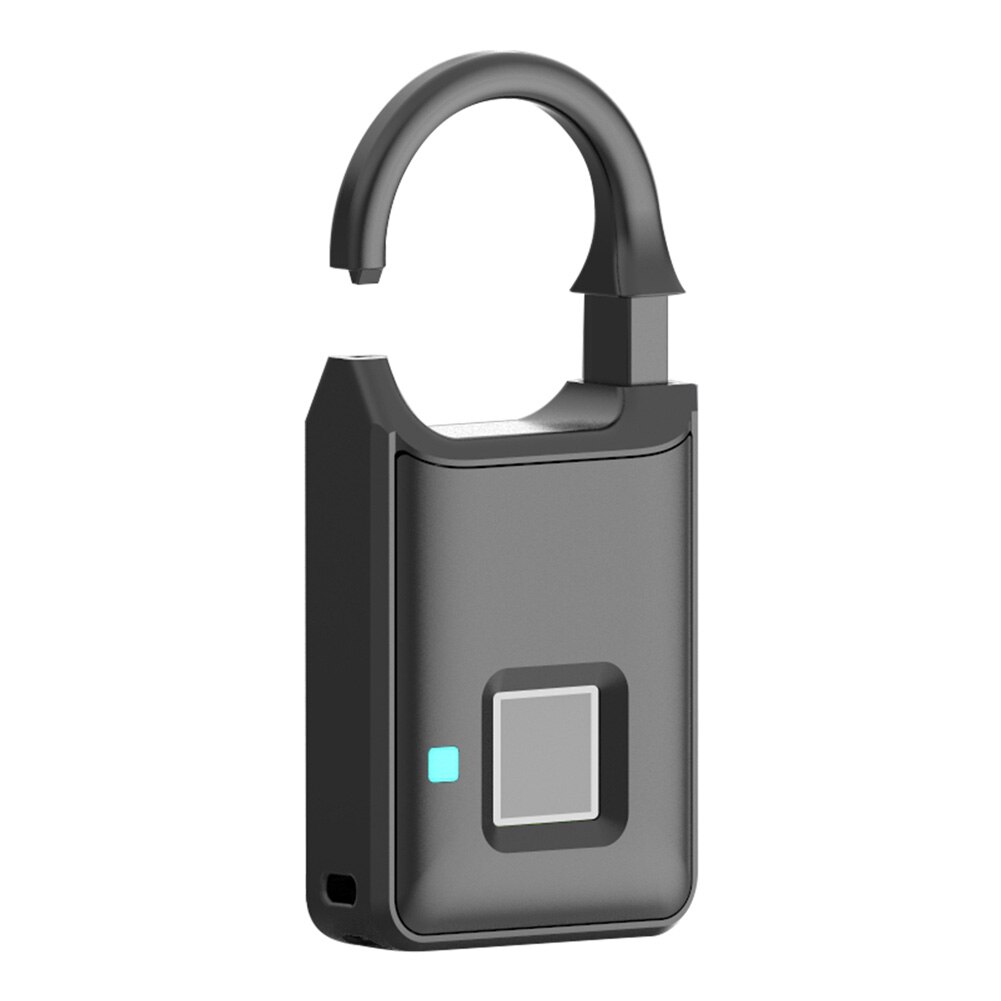 Fingerprint Security Smart Door Lock Thumbprint Door Padlocks Rechargeable Smart Padlock USB Keyless Quick Unlock P30 P50 L34: P50