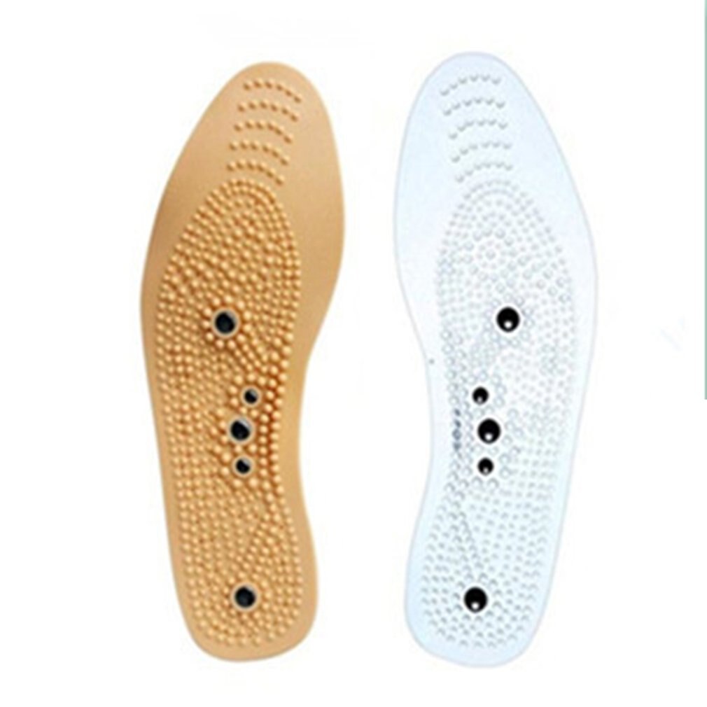 Magnetische Therapie Abnehmen Einlegesohlen für Gewicht Verlust Fuß Massage Gesundheit Pflege Schuhe Matte Pad Akupunktur Massieren Einlegesohle Sohle: yellow 41-48
