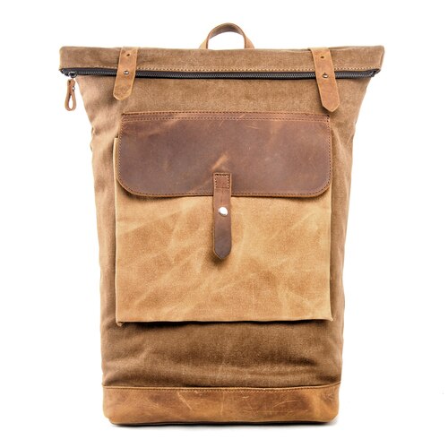 Muchuan mochila vintage para laptop, mochila unissex de luxo, estilo retrô, grande capacidade para laptop