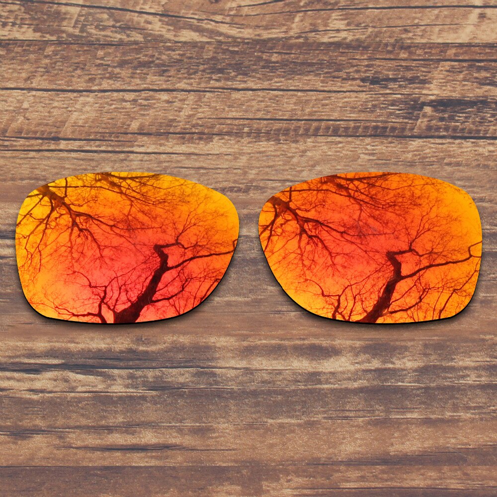 Toughasnails polariserede erstatningslinser til oakley katalysator solbriller ildrød spejlet farve (kun objektiv)