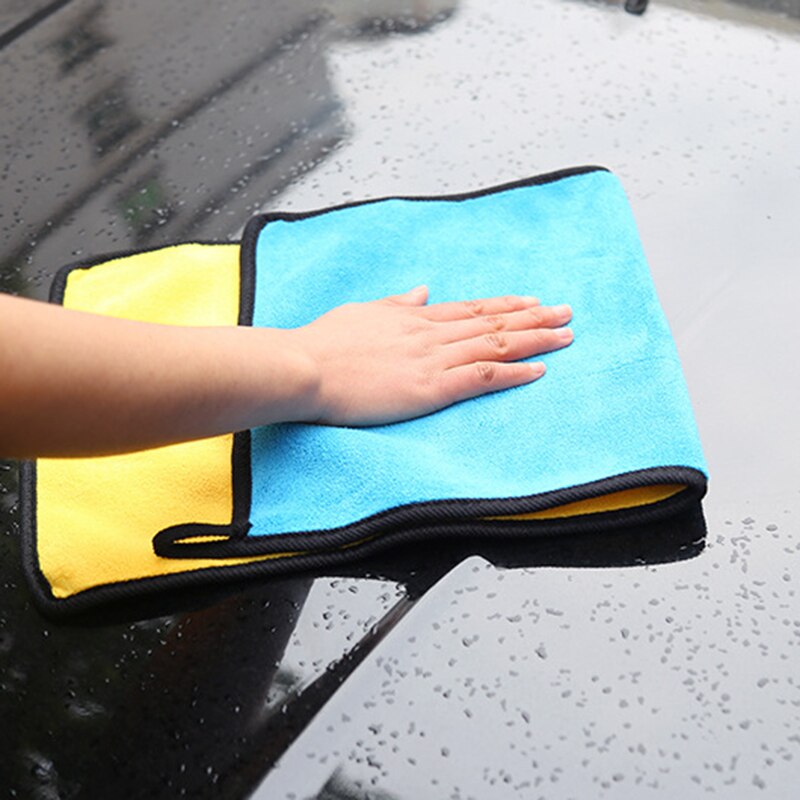 Herramienta de limpieza de toallas para lavado de coches paño de microfibra Ultra suave para pulir la cera del coche
