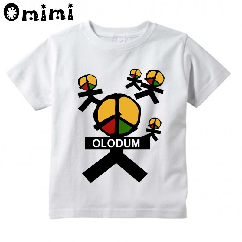 Dzieci retro Antiwar Michael Jackson MJ OLODUM projekt T koszula chłopcy/dziewczęta świetny zwykły z krótkim rękawem topy śmieszny T-koszula dla dzieci: oHKP902B / 9 t