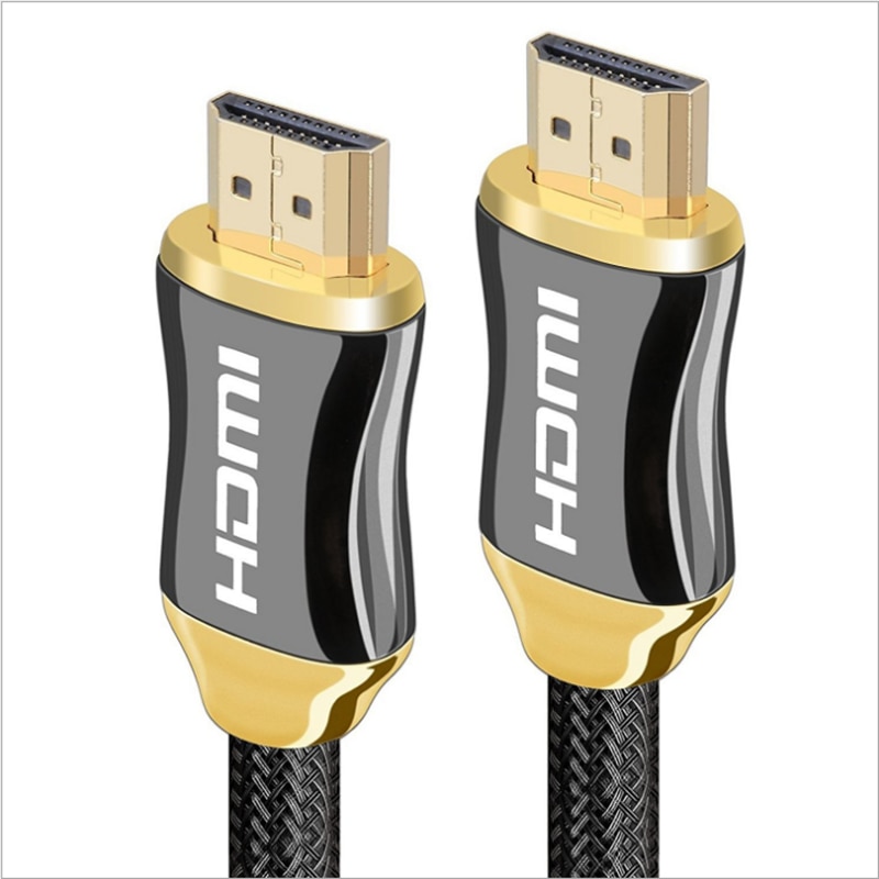 High Speed HDMI Cable video cables gold plated 1.4 Cable 1080P 3D Cable Braided Cord Ultra for HDTV splitter swither XBOX PS4