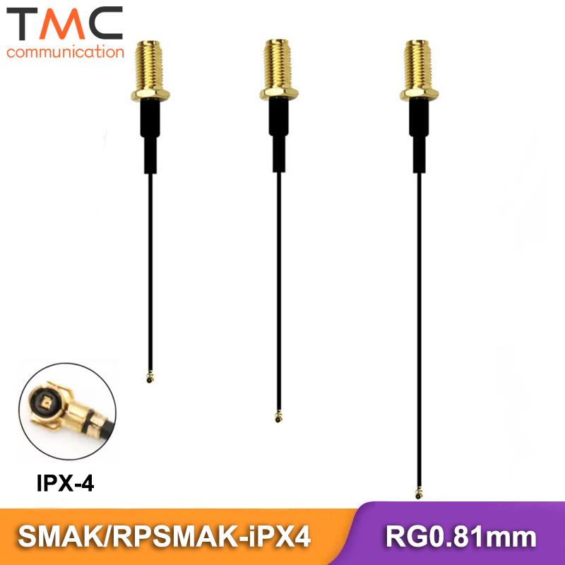 MHF4 to SMA Cable RP-SMA Female to uFL/u.FL IPX4 SMA Female 0.81mm for WIFI Antenna RG0.81MM Pigtail Extension