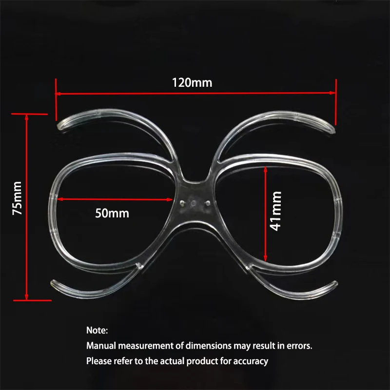 Motorbril Skibril Bijziendheid Frame Insert Optische Adapter Flexibel Recept Frame Buigbaar Zeer Stevig ﻿