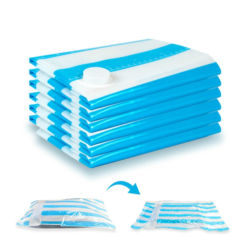 Vakuum Lagerung Taschen für Kleidung Decken Kissen Raum Sparer Größe extra Starke Vakuum Verpackung 60x40cm 70x50cm 80x60cm 100x80cm