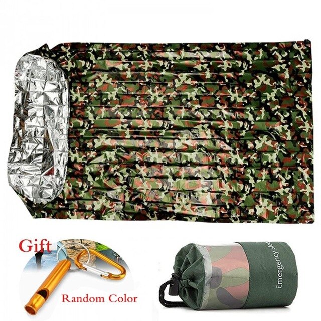 Reddingsdeken Nood Dekens Camp Tool Herbruikbare Gadgets Waterdichte Huisdier Isolatie Gordijn Emergency Slaapzak Ehbo: YELLOW