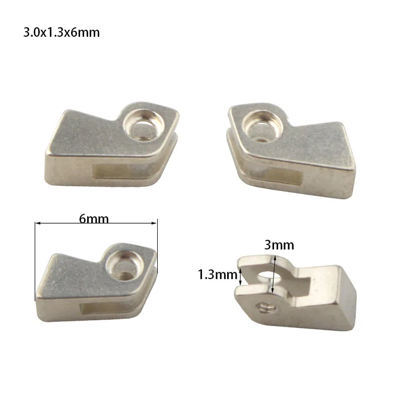 50 Stuks/25 Paar Glazen Reparatie Scharnier Bril Bril Scharnier Vervanging: Oranje