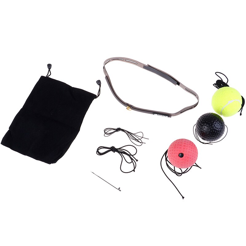 Boxing Reflex Speed Punch Ball Boxer Raising Reaction Force Hand Eye Training Set Stress Boxing Thai Exercise