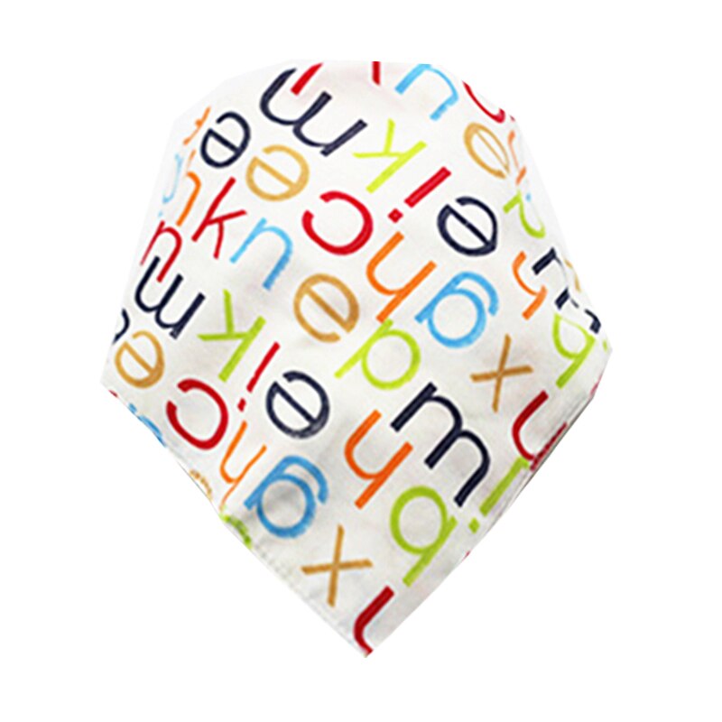 neue Baby Lätzchen Dreieck Doppel Baumwolle Lätzchen Cartoon Print Speichel Handtuch Baby Jungen Mädchen Fütterung Schürze Baumwolle Bandana Lätzchen: Gelb