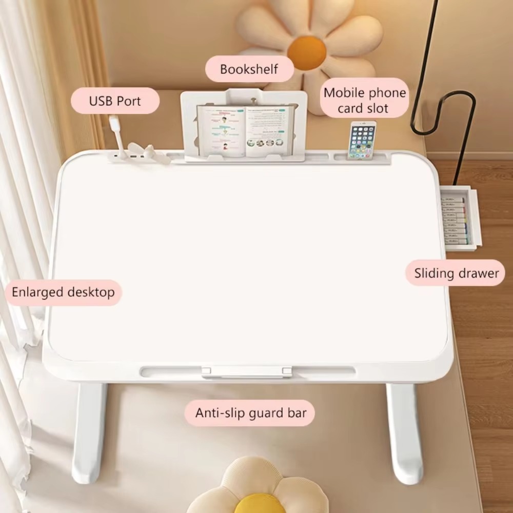 Table d'ordinateur portable pliable bureau petit bureau conseil réglable relevable ordinateur portable dortoir étudiant bureau Simple maison enfants bureaux d'étude