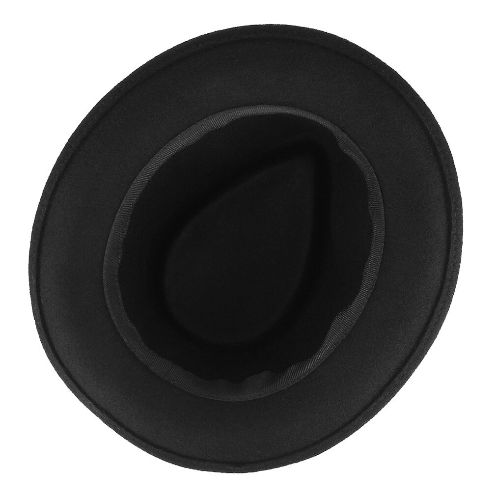 Men's Retro Scorpion Black Fedoras Hat Male Wool Gentlemen's Jazz Fedora Cap Church Party Banquet Vintage Hats H7212
