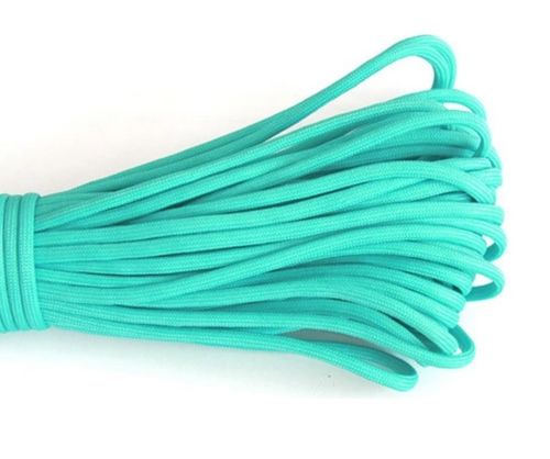 30ft 550lb paracord snor faldskærmssnor med 7 kerne snor reb 4mm dia til camping vandreture udendørs hjem 9.1m solide farver: Søblå