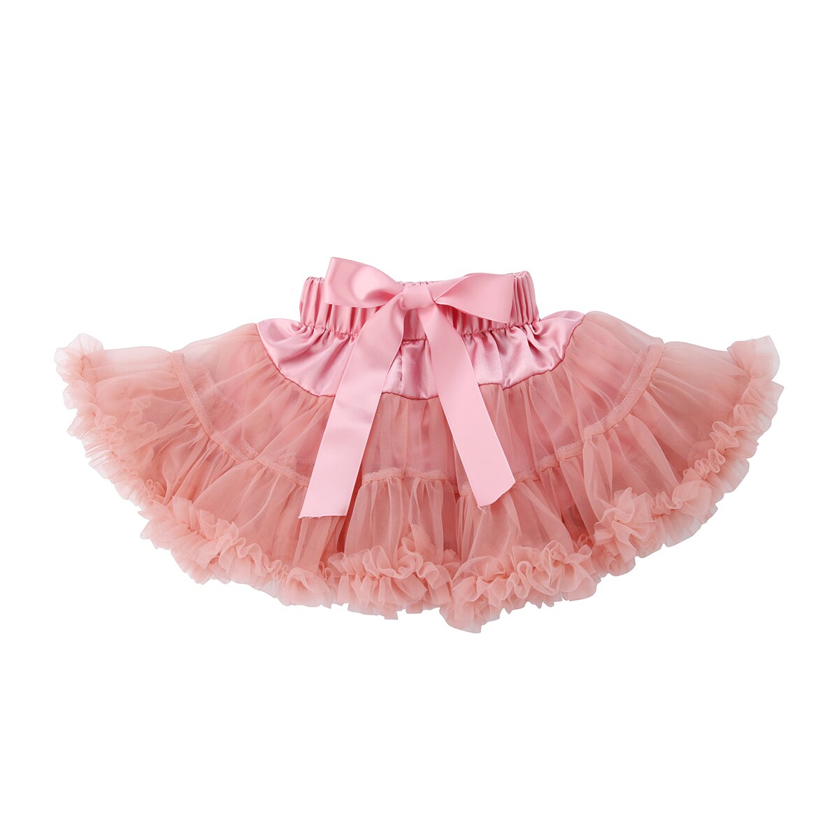 Baby børn piger sommer fluffy tutu kjole nederdel prinsesse fødselsdagsfest underkjole ballet dancewear nederdel 0-24m: Grå
