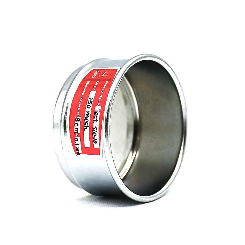 Test Zeef Laboratorium Bemonstering Inspectie Pharmacopeia Standaard Zeef 304 Sus Filter Mesh Verchromen Frame Diam. 8Cm 12 - 200 Mesh
