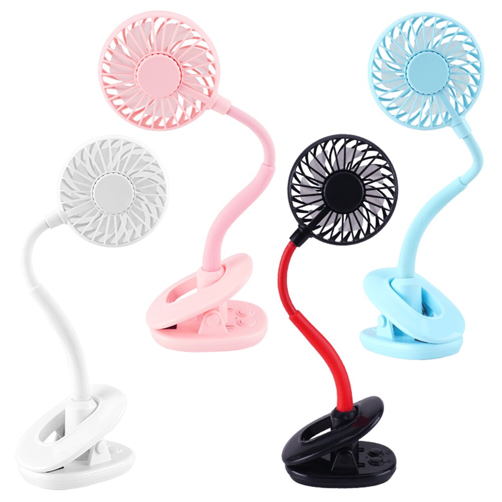 Mini Aromatherapy Clip Fan USB Rechargeable Portable Electric Ventilator