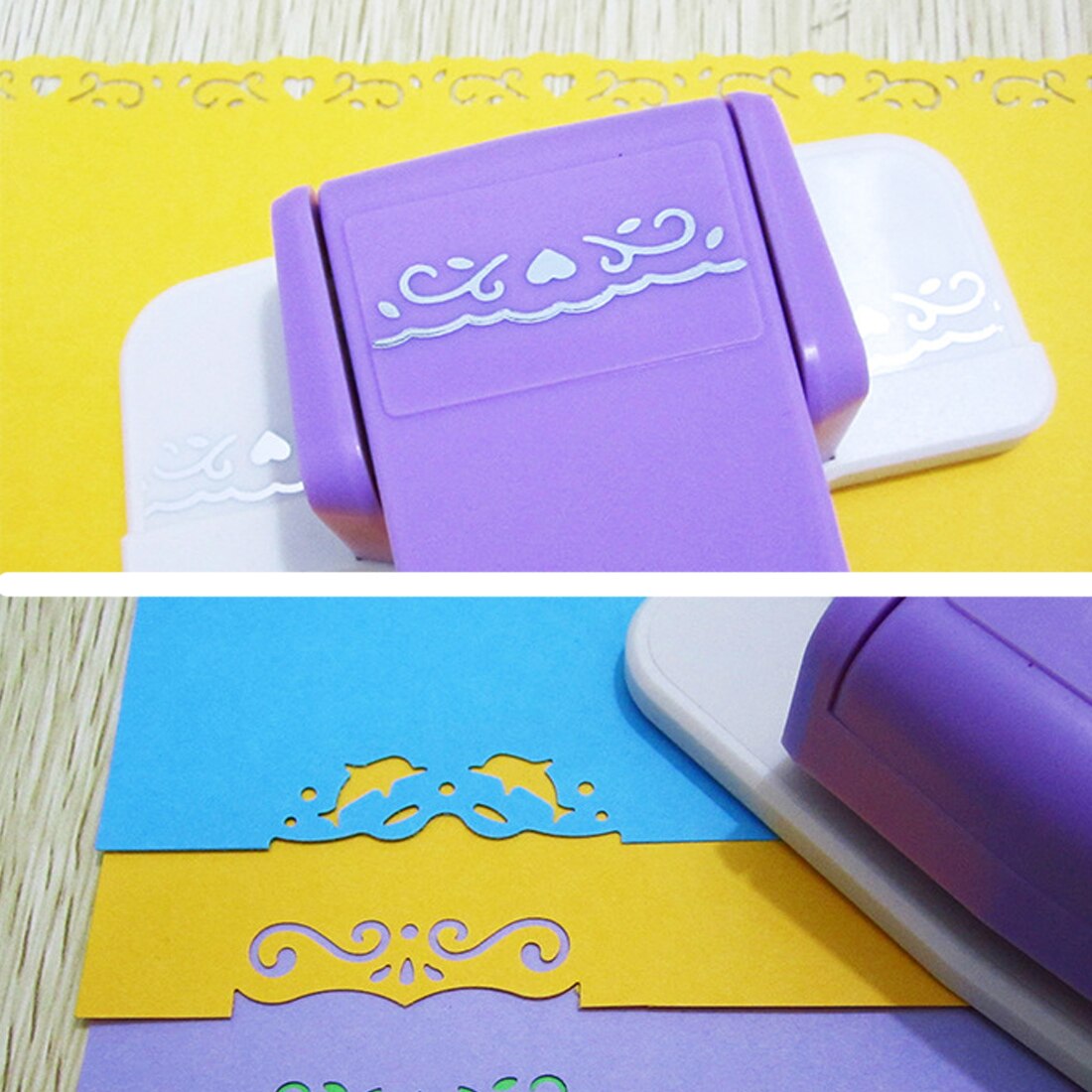 Labor-saving printing machine DIY scrapbook manual trimmer paper cutter craft handmade fancy border punching embossing tool