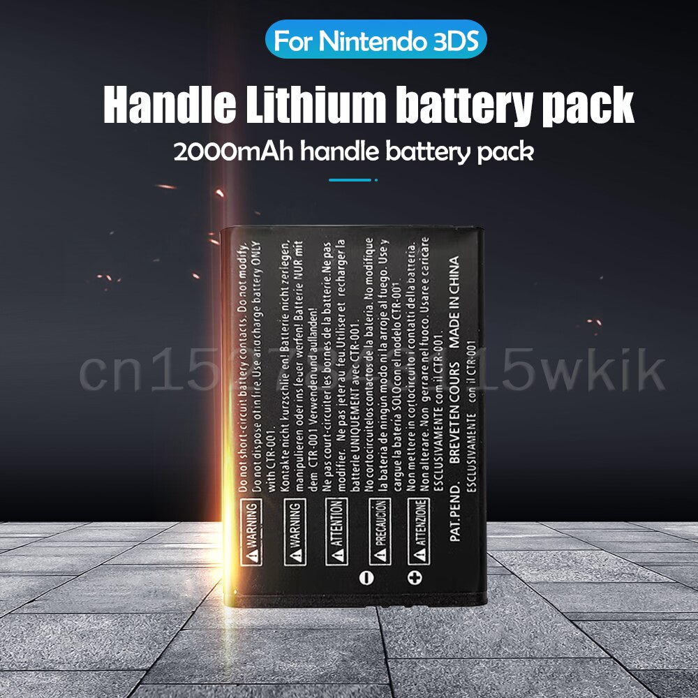 3,7 V 2000mAh CTR-003 Wiederaufladbare Lithium-Batterie Für Nintendo 2DS XL 3DS CTR-001 JAN-001 kabellos Regler Ersatz zelle