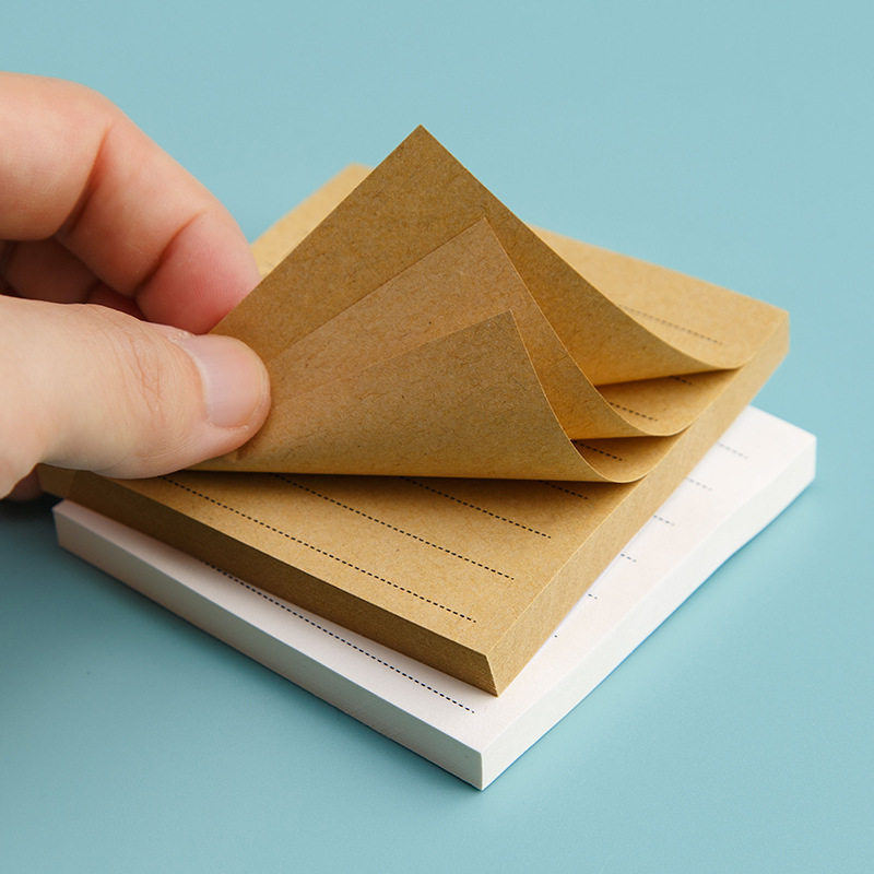 80 hojas de Bloc de notas adhesivas, pegatinas para planificador, blocs de escritura, suministros de oficina, cuaderno, notas adhesivas para hacer lista, notas, papelería