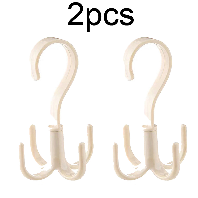 Space Saving Rotated Hanger Hooks Wardrobe Clothes Rack Hanger Organizer Bag Hanger Shoes Belt Scarf Hanging Rack Closet Hanger: Chocolate