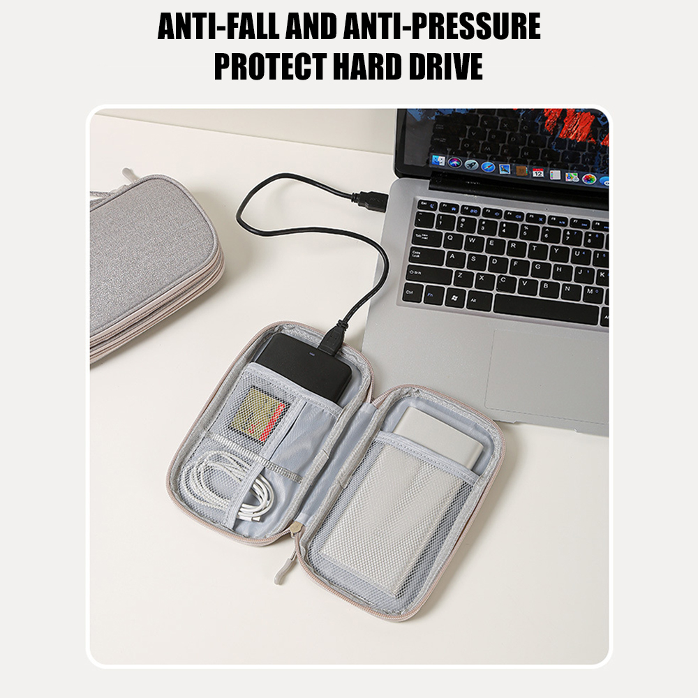 Reise tragbare digitale Zubehör Aufbewahrungstasche Organizer von Handytasche U Disk Ladebank Handy, Mobiltelefon Datenkabel Aufbewahrungstasche