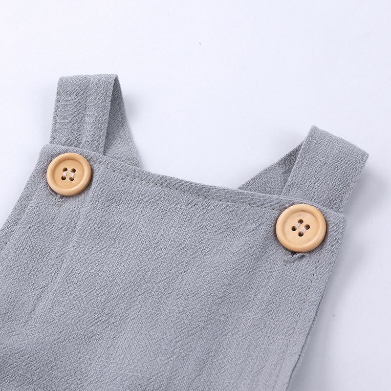 Ropa de verano para bebés y niñas, ropa de Color sólido para recién nacidos, monos de algodón sin mangas con cuello cuadrado, ropa para bebés de 0 a 24 meses