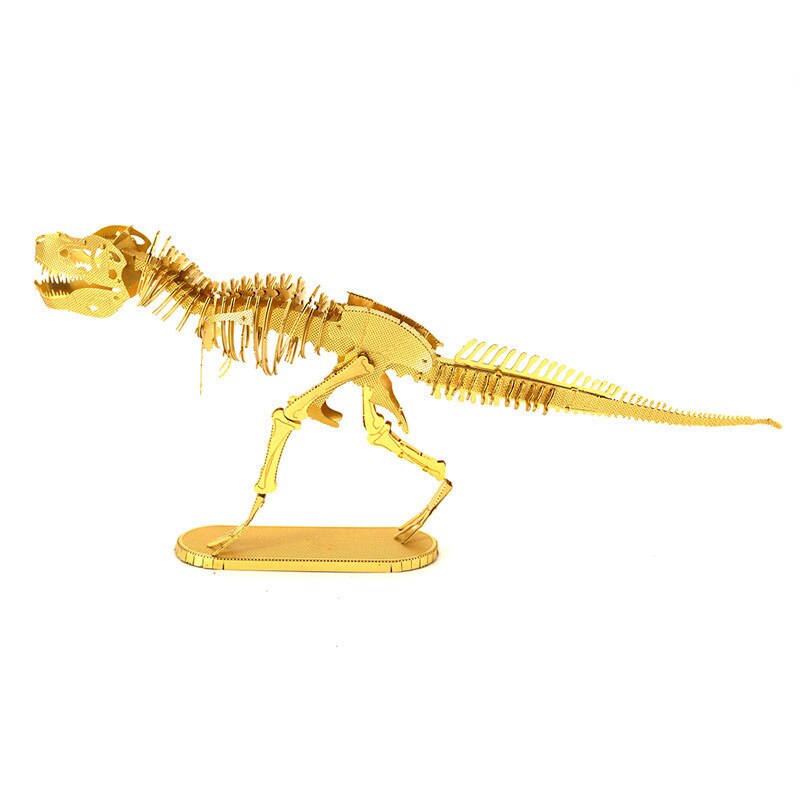 Jurassic Park 3D Metal Puzzle dinosaur Skeleton Tyrannosaurus Rex model KITS Assemble Jigsaw Puzzle Toys For Children: S