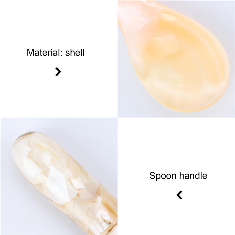 2 stuks schelplepel schattige lepel huishoudelijke lepel keukenbenodigdheden koffielepel