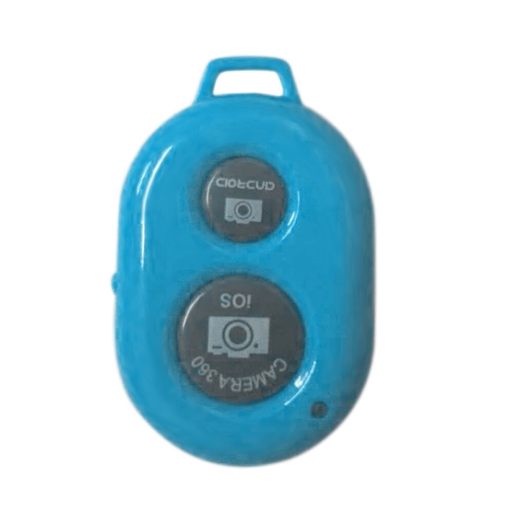 Mini Camera Bluetooth Remote Control Wireless Photo Shutter Release For iPhone 6 6s 7 Samsung S8 Huawei Android EIG88: blue