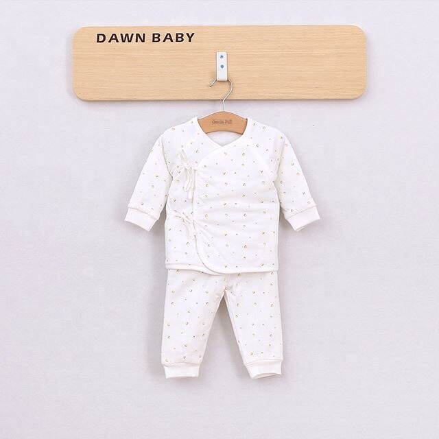 Katoen Gewatteerde Baby Kleding Sets Lente Herfst Pasgeboren Baby Meisjes Kleding Lange Mouw 2 Stuks Casual Laced Baby jongen Cl