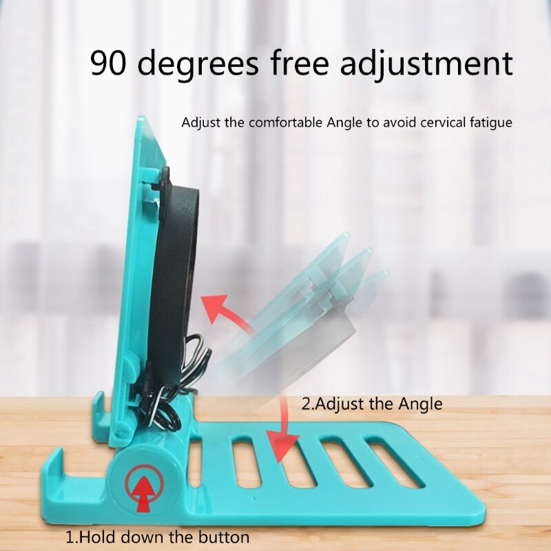 Personal USB Fan Smartphones Stand Holder Cell Phone Cooler Fan Cooling Pad Radiator Foldable