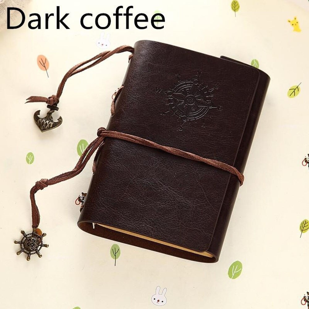 Retro Notebook Diary Notepad Personality Notebooks Journal Notepads Organizer Planner Ring Binder Diary Notebook: Coffee
