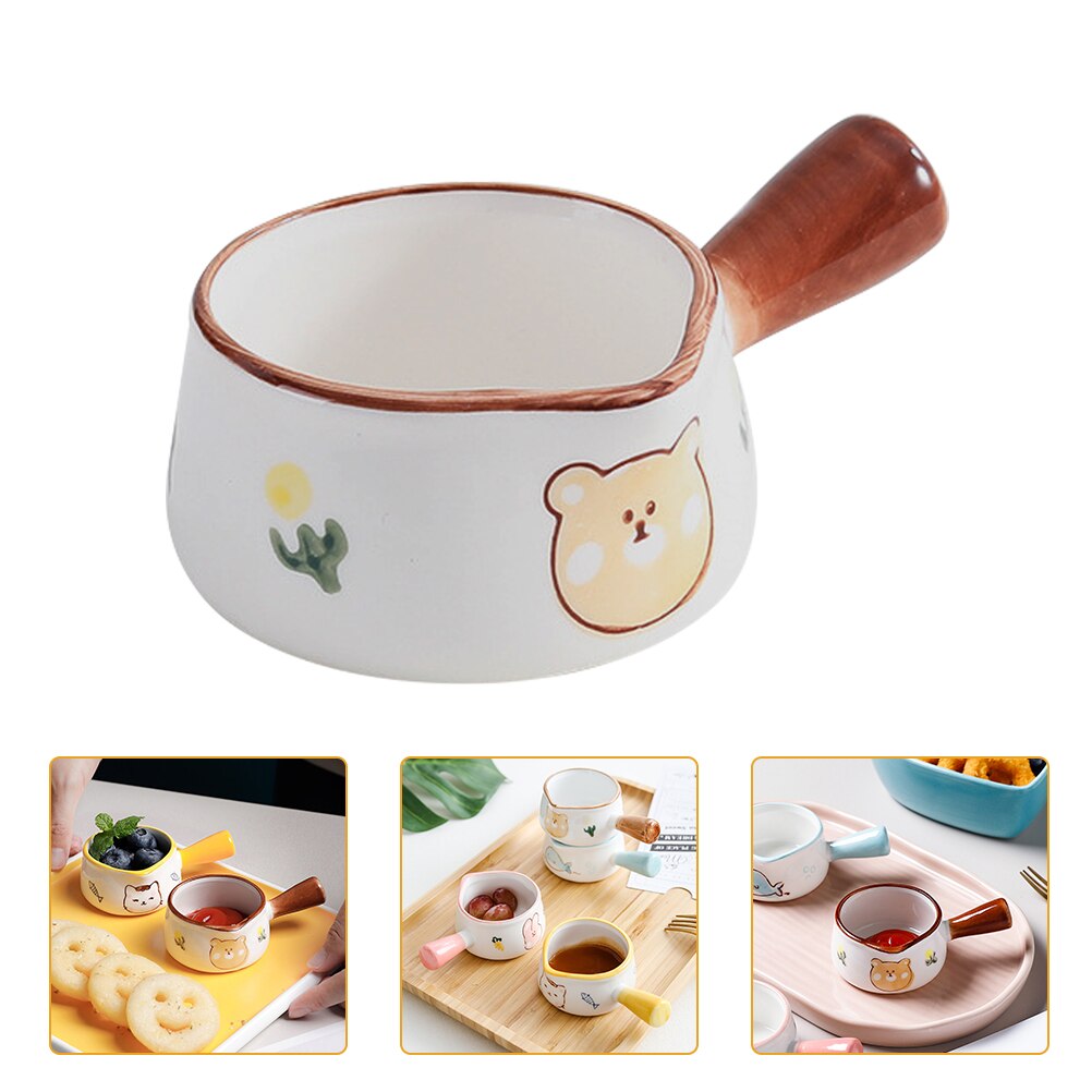 Ceramic Container Food Dipping Holder Pot Small Ceramic Dish